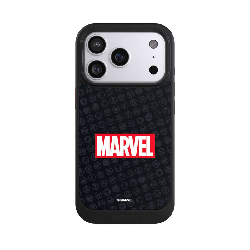 iPhone 17 Pro NIVOcore Marvel Logo Black Red 