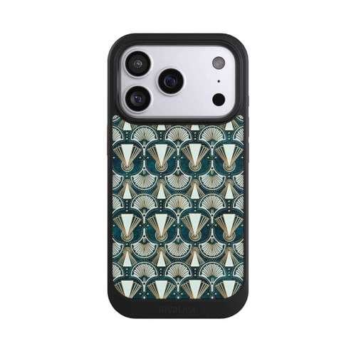Apple iPhone 17 Pro NIVOcore Art Deco Green Pattern