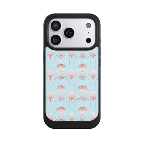 Apple iPhone 17 Pro NIVOcore Art Deco Rose Gold Elegance Blue