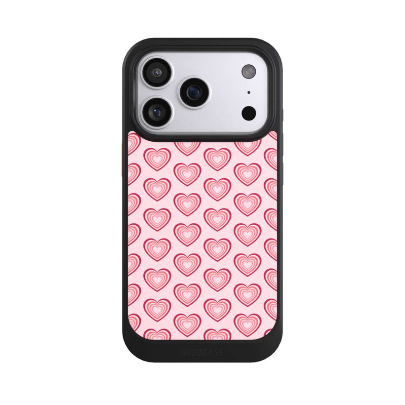 iPhone 17 Pro NIVOcore Psychedelische Herzen