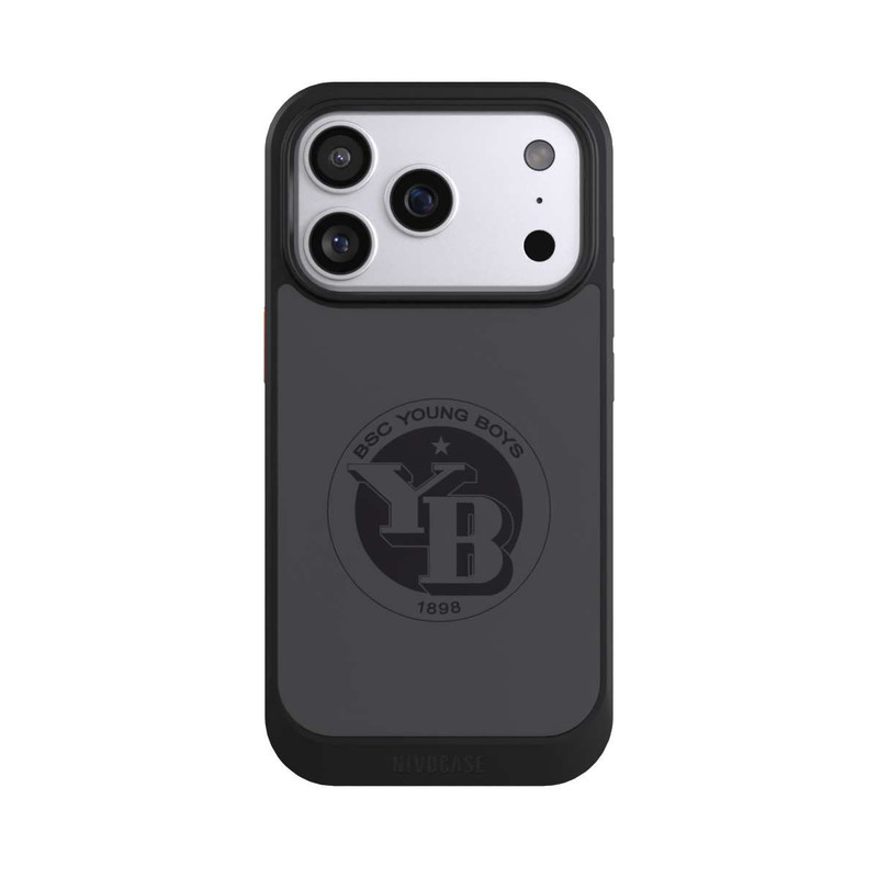 iPhone 17 Pro NIVOcore BSC YB Logo Grau