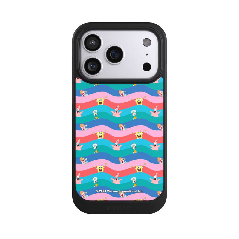 iPhone 17 Pro NIVOcore Spongebob Freunde Bunte Wellen