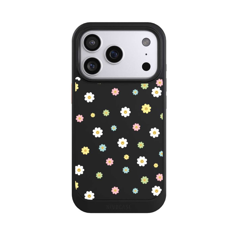 iPhone 17 Pro NIVOcore Flower Power Petit Transparent