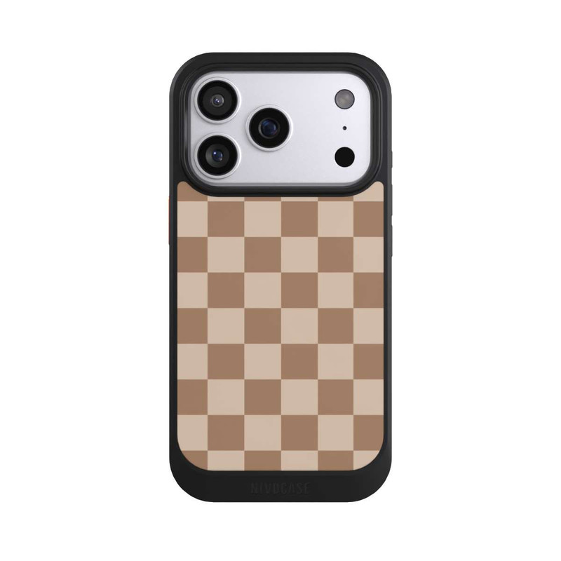 iPhone 17 Pro NIVOcore Brown check