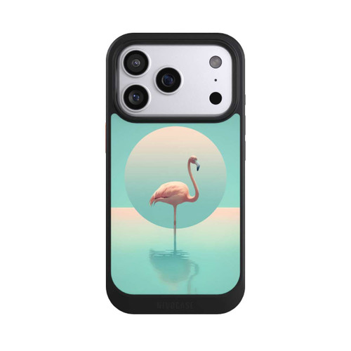 Apple iPhone 17 Pro NIVOcore Flamant dans la piscine