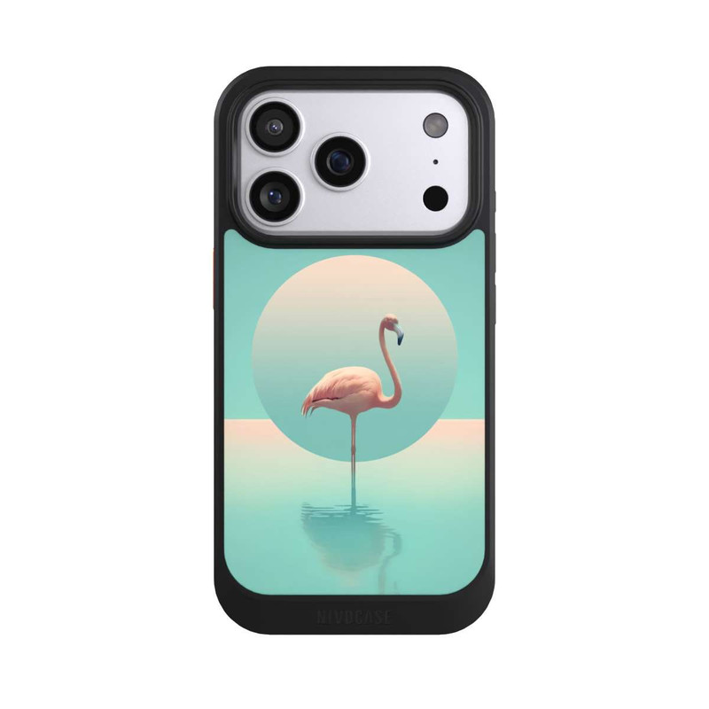 iPhone 17 Pro NIVOcore Flamingo In The Pool 