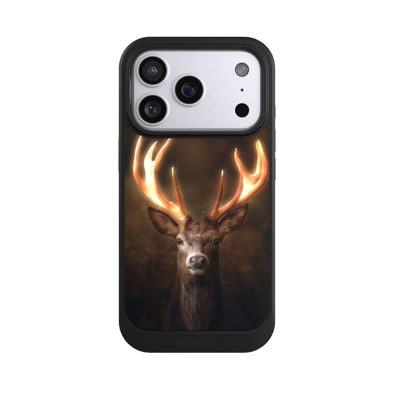 iPhone 17 Pro NIVOcore Hirsch Goldenes Geweih