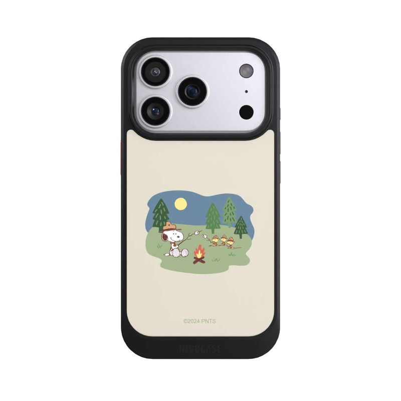 iPhone 17 Pro NIVOcore Snoopy Lagerfeuer