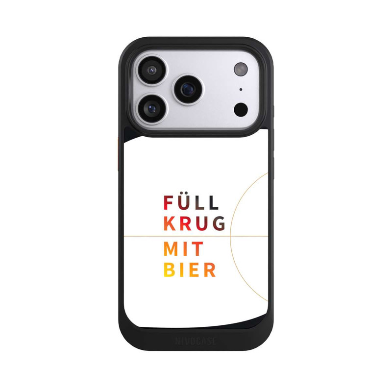 iPhone 17 Pro NIVOcore Füllkrug mit Bier 