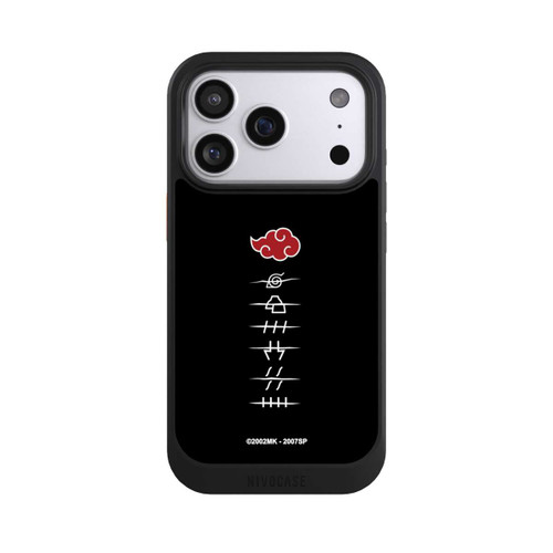 Apple iPhone 17 Pro NIVOcore Symboles des membres de l'Akatsuki noirs
