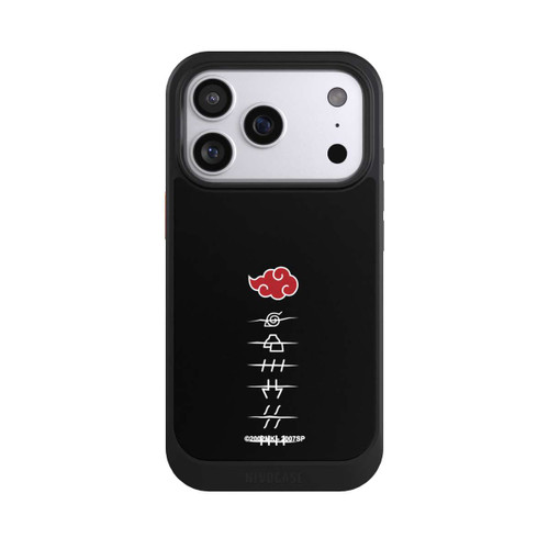 Apple iPhone 17 Pro NIVOcore Akatsuki Mitglieder Symbole Schwarz