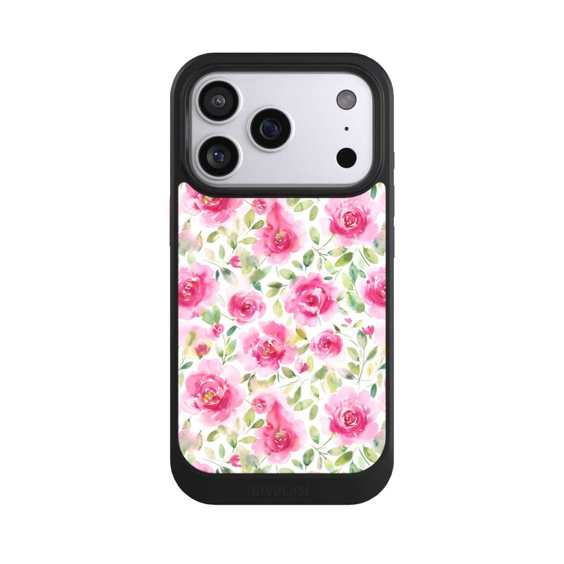 iPhone 17 Pro NIVOcore Watercolor Fresh Roses