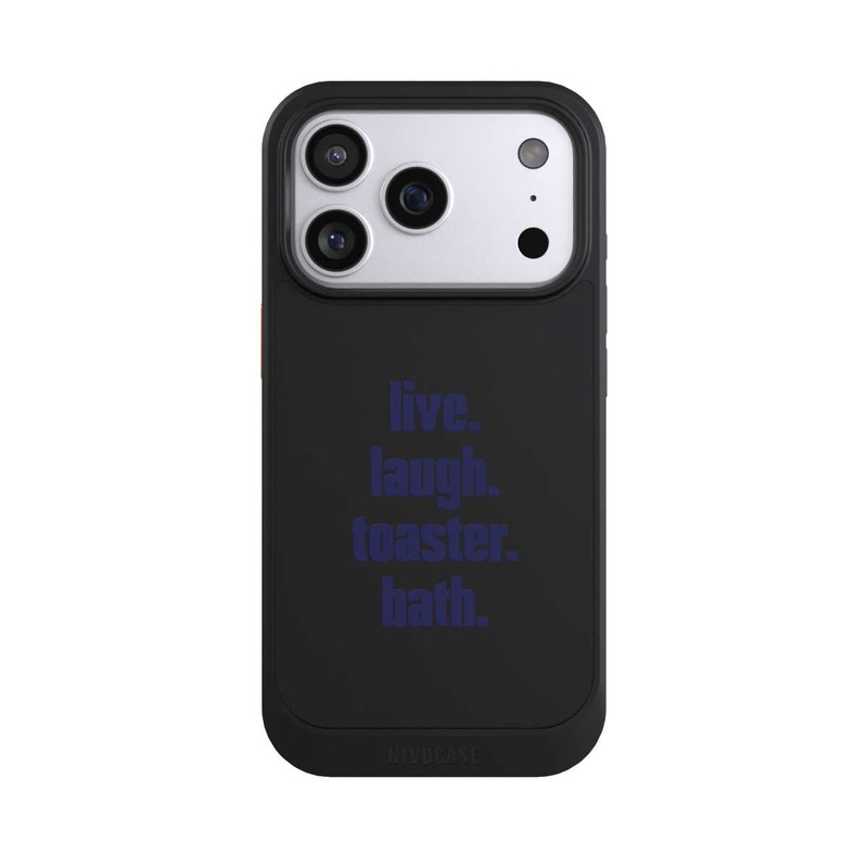 iPhone 17 Pro NIVOcore Live. Laugh. Toaster. Bath.