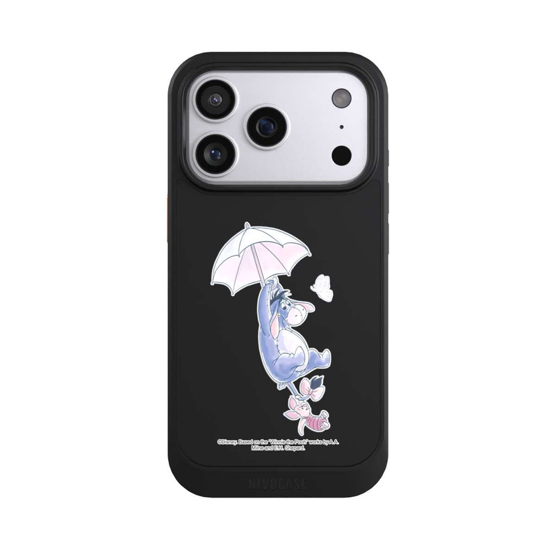 iPhone 17 Pro NIVOcore Winnie Pooh Eeyeore Find Happiness Transparent