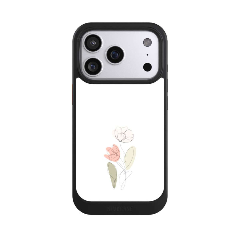 iPhone 17 Pro NIVOcore Blume Line Art Beige