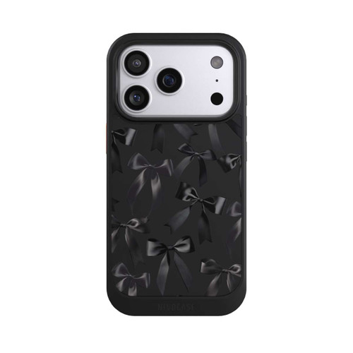 Apple iPhone 17 Pro NIVOcore Schwarze Satinschleifen