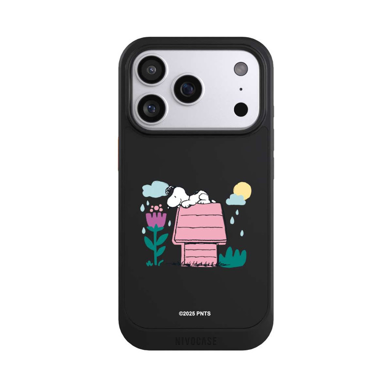 iPhone 17 Pro NIVOcore Snoopy Hundehütte Frühling transparent