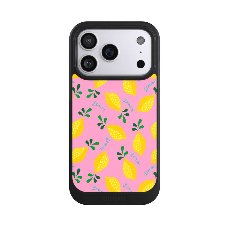 iPhone 17 Pro NIVOcore Dopamin Lemon Pattern
