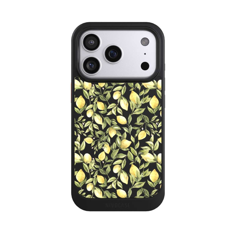 iPhone 17 Pro NIVOcore Lemon Summer Pattern Transparent