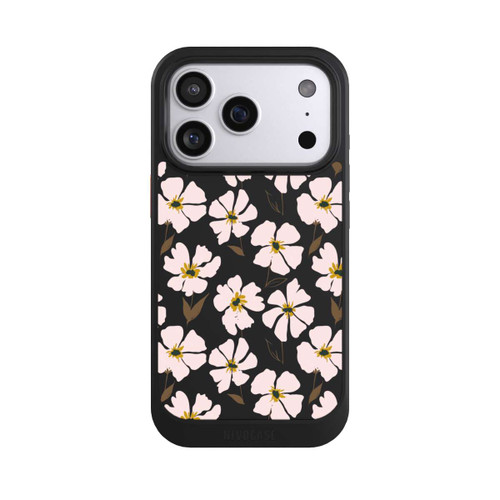 Apple iPhone 17 Pro NIVOcore Simple Pastell Flowers Rose Transparent