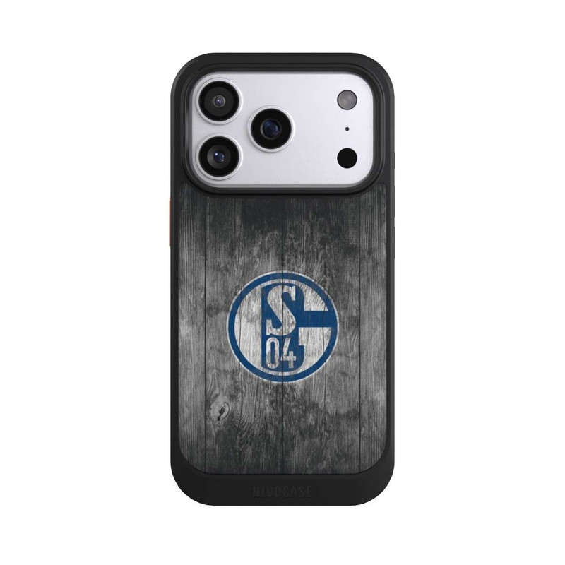 iPhone 17 Pro NIVOcore Schalke 04 Holz Look