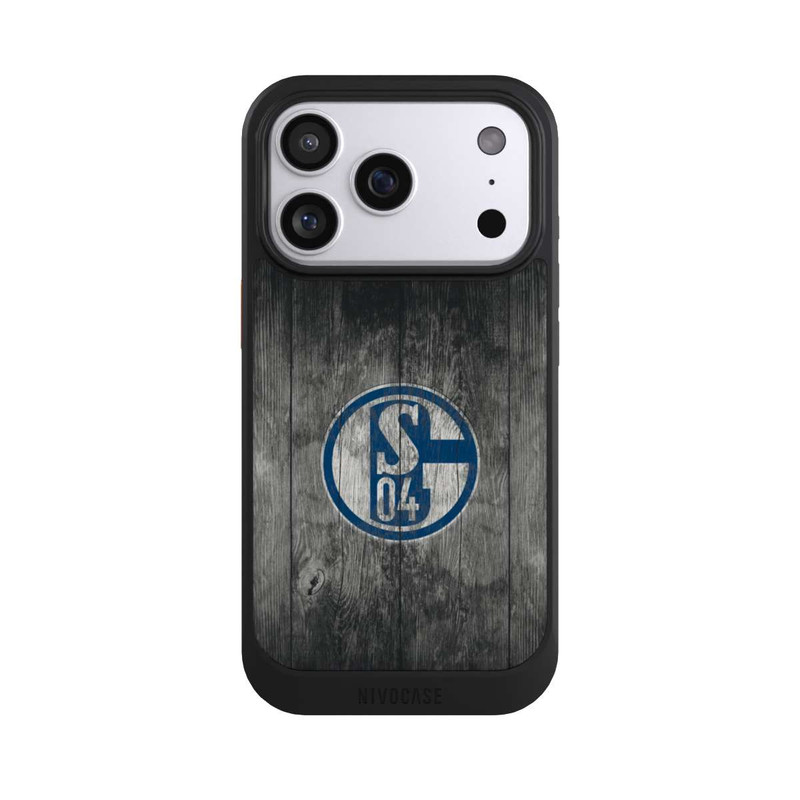 iPhone 17 Pro NIVOcore Schalke 04 Holz Look