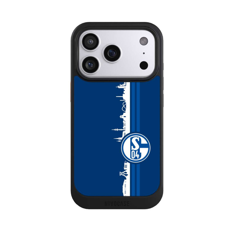 iPhone 17 Pro NIVOcore Schalke 04 Skyline Blau