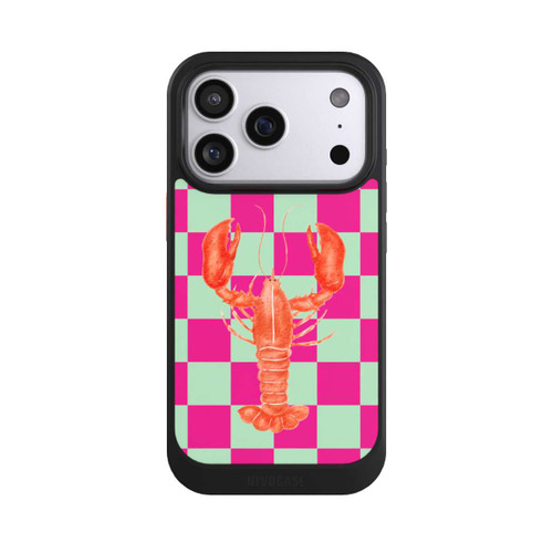 Apple iPhone 17 Pro NIVOcore Pink Checkers Lobster