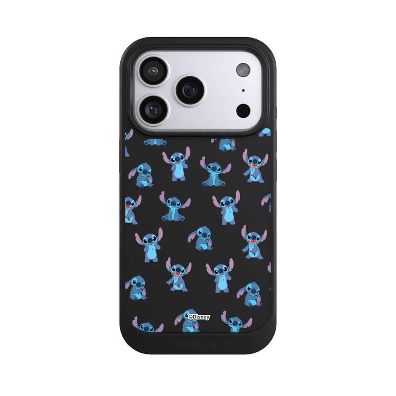 iPhone 17 Pro NIVOcore Stitch Faces Pattern Transparent