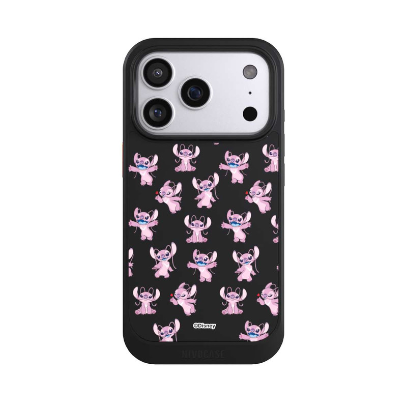 iPhone 17 Pro NIVOcore Angel Faces Pattern Transparent