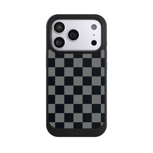 Apple iPhone 17 Pro NIVOcore Schachbrett Schwarz Grau