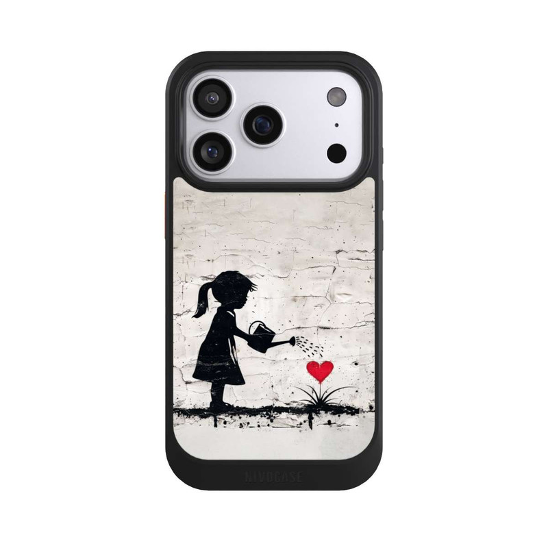 iPhone 17 Pro NIVOcore Girl Watering Bunch of Flowers 