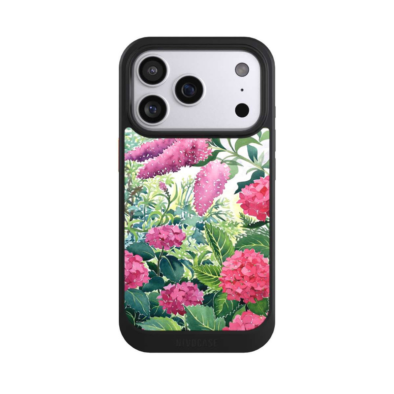 iPhone 17 Pro NIVOcore Garden Hydrangeas and Buddleia by Christopher Ryland