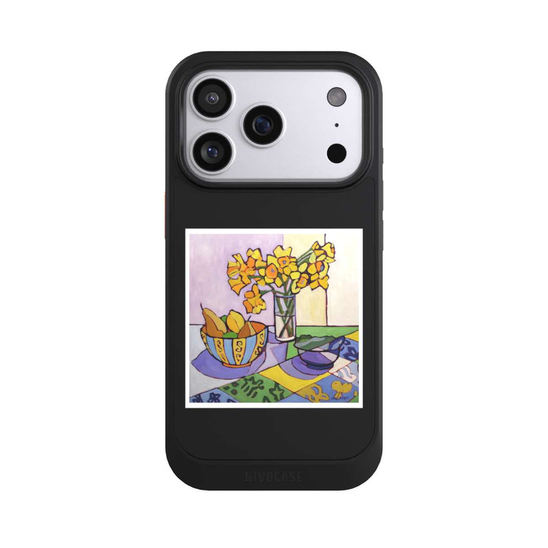 iPhone 17 Pro NIVOcore Daffodil Patchwork, 2023, by Catherine J Martzloff