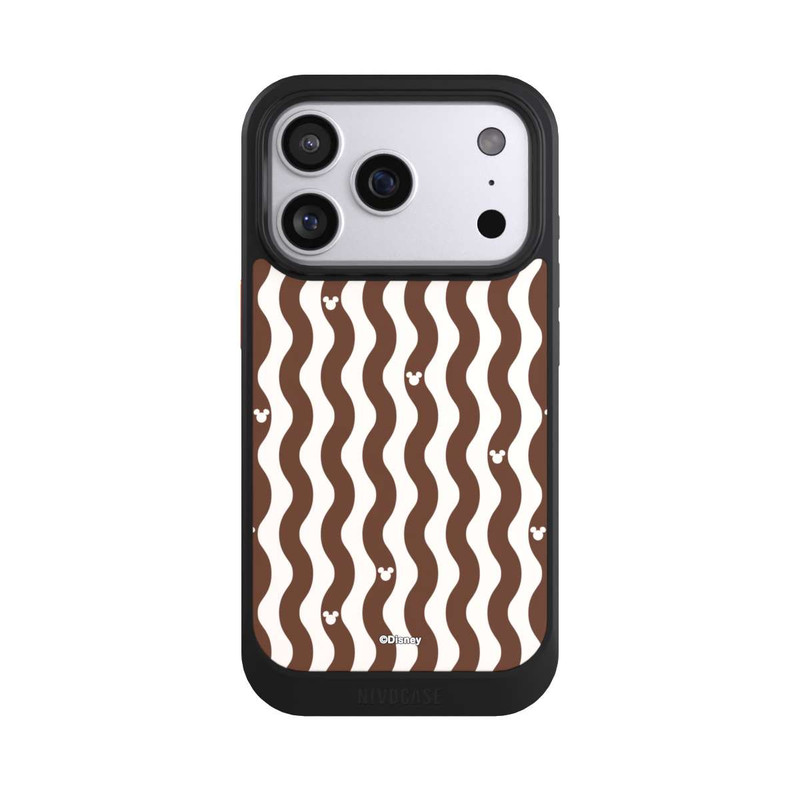 iPhone 17 Pro NIVOcore Mickey Mouse Brown Pattern Waves