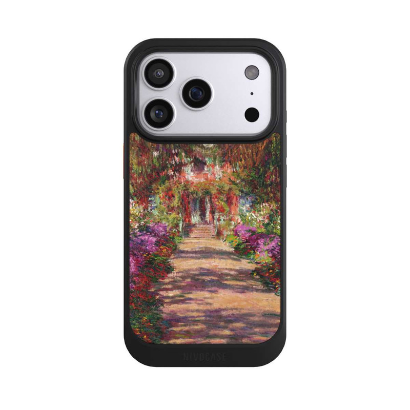 iPhone 17 Pro NIVOcore Eine Allee in Monets Garten in Giverny by Claude Monet