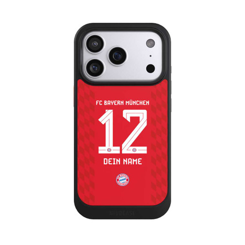 Apple iPhone 17 Pro NIVOcore FC Bayern München Trikot Personalisierbar 25-26