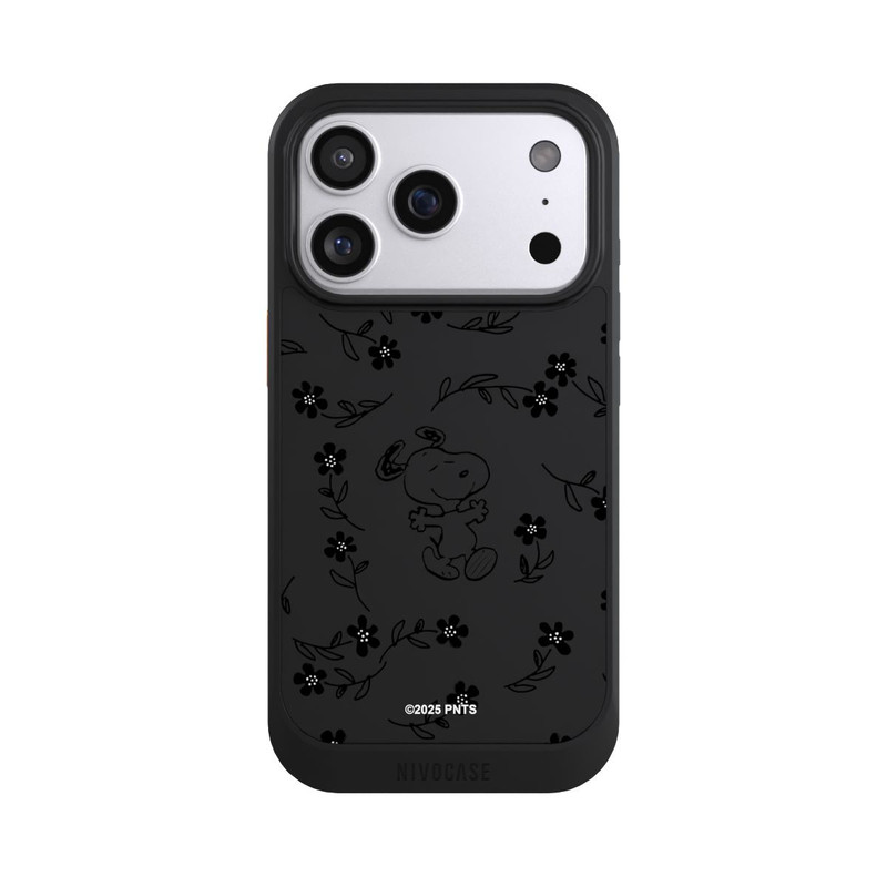 iPhone 17 Pro NIVOcore Snoopy und Flowers Transparent