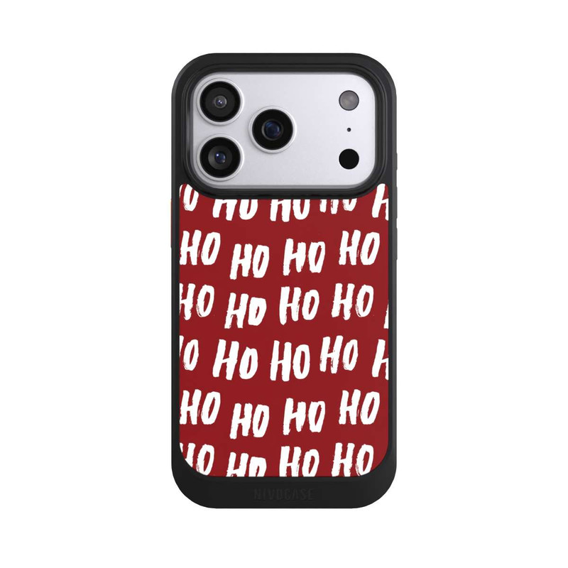 iPhone 17 Pro NIVOcore Ho Ho Ho Weihnachten Rotes Muster