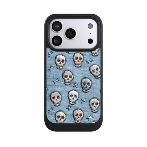 Apple iPhone 17 Pro NIVOcore Skulls on Jeans Pattern