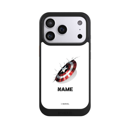 Apple iPhone 17 Pro NIVOcore Captain America Shield Personalisierbar
