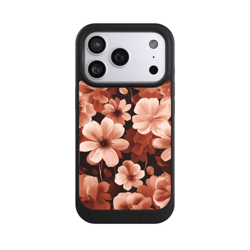 iPhone 17 Pro NIVOcore Rote Negativblumen mit KI