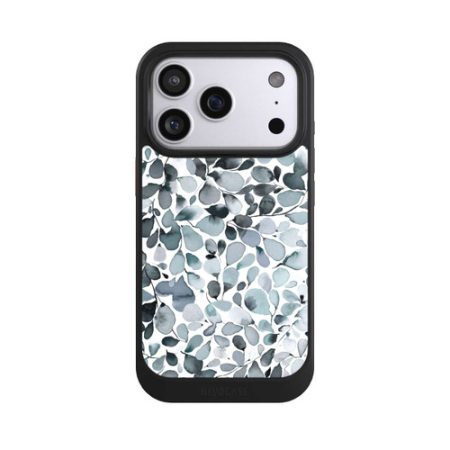 Apple iPhone 17 Pro NIVOcore Eukalyptus Aquarell Blätter Grau