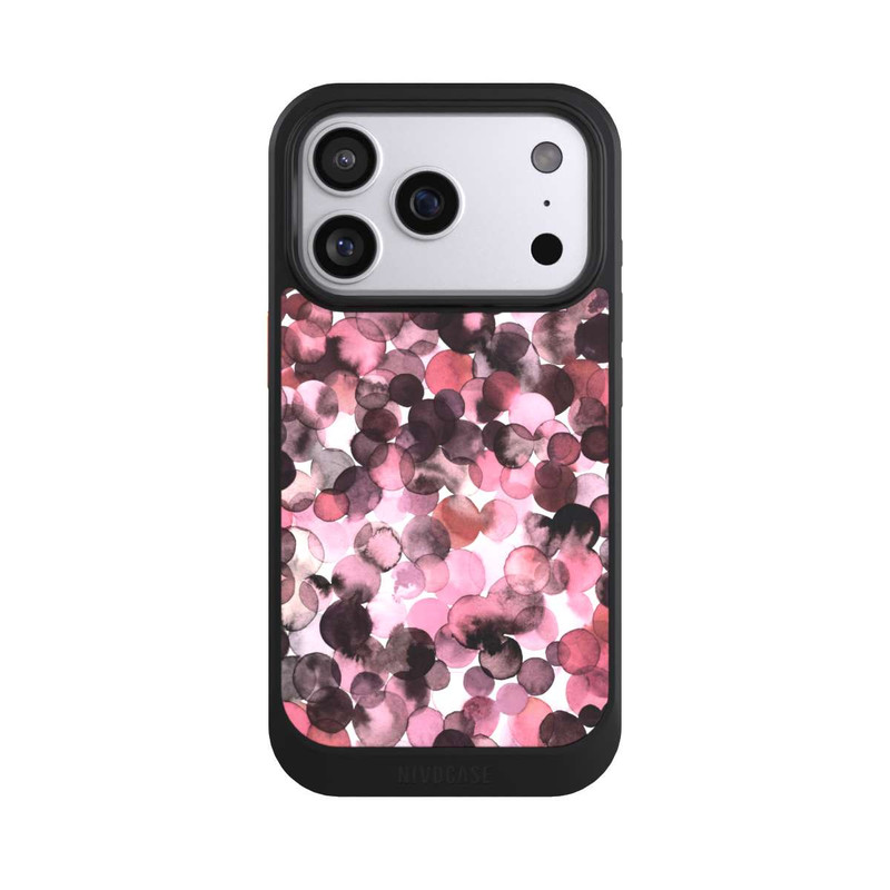 iPhone 17 Pro NIVOcore Blätterzauber Pink