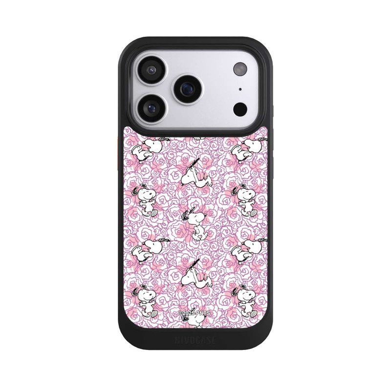 iPhone 17 Pro NIVOcore Peanuts Pink Roses Pattern