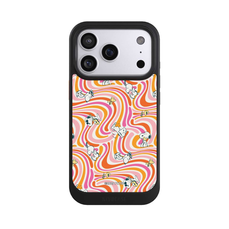 iPhone 17 Pro NIVOcore Peanuts Hippie Pattern Orange