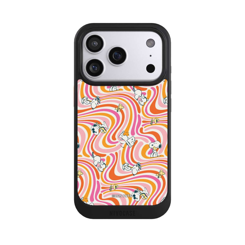 iPhone 17 Pro NIVOcore Peanuts Hippie Pattern Orange