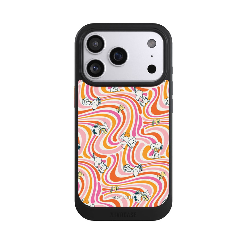 iPhone 17 Pro NIVOcore Peanuts Hippie Pattern Orange