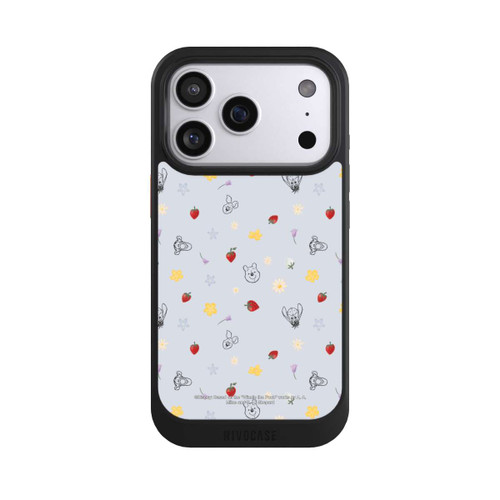 Apple iPhone 17 Pro NIVOcore Winnie the Pooh and Friends Strawberry Pattern Blue
