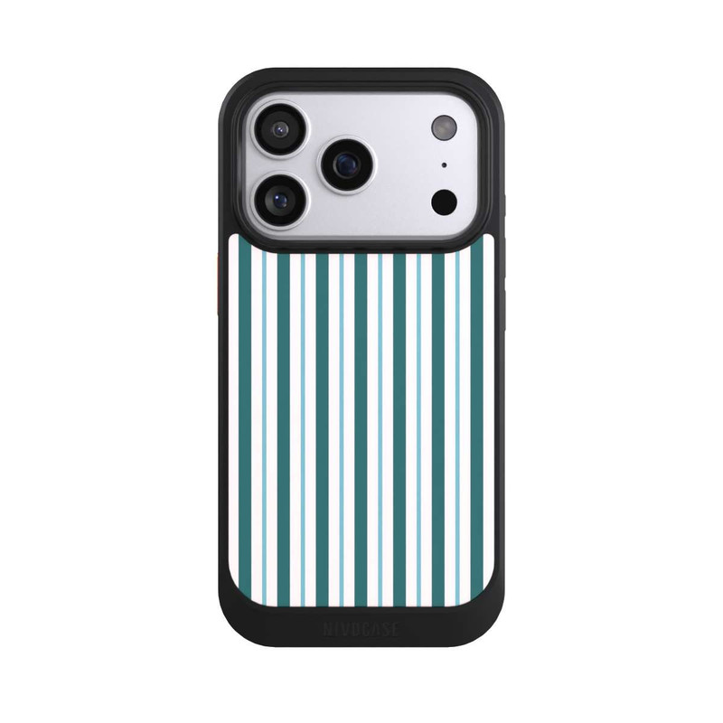 iPhone 17 Pro NIVOcore Streifen Blau Hellblau